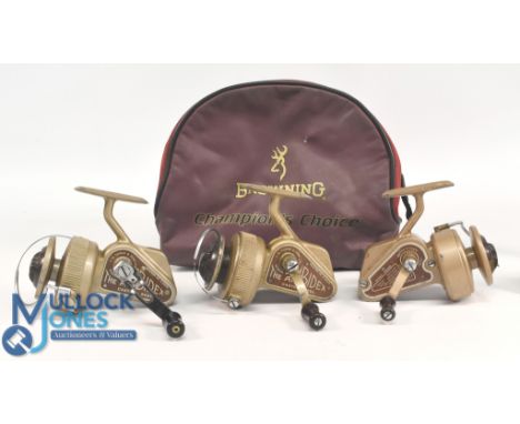 J W Young &amp; Son "Ambidex" casting reel, good bail, on/off check, folding handle? Light use, runs well. "Ambidex" casting 