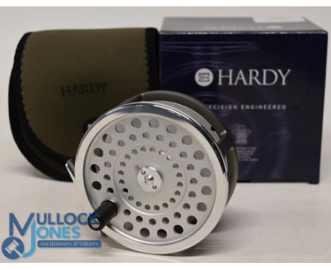 Hardy Marquis No2 salmon fly reel 4 1/8" -&nbsp;backplate drag adjuster, smooth alloy foot. New and unused with papers, Hardy