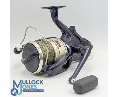 Shimano Big Bait runner XL, blue finish, long cast spool with braid, good