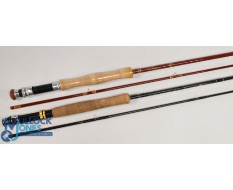 Farstrike Pool Ferrulite Hollow Glass trout fly rod, 7ft 2pc alloy uplocking reel seat, MCB. Looks unused, plastic still on h
