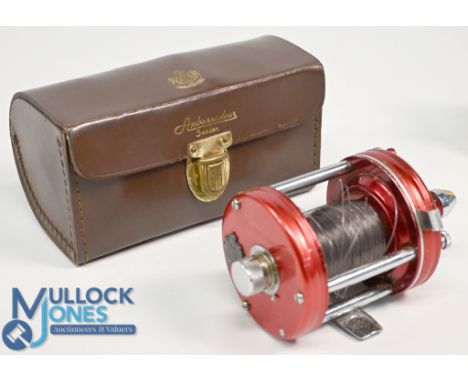 Abu Ambassadeur 6000 multiplier NB20801 counter balanced handle, spindle tensioner, in original case with oil, parts and span