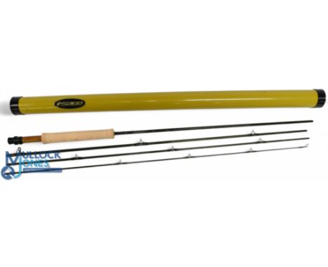 Sage USA Circa Kinetic Technology carbon trout fly rod, 2 1/2oz 589-4, 8ft 9" 4pc line 5#, alloy uplocking reel seat with bur