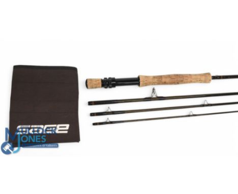 Sage USA RPL 890-4 Graphite III 3 5/8oz carbon trout fly rod, 9ft 4pc line 8#, alloy uplocking reel seat with fighting butt, 