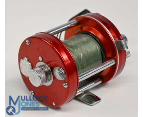 Abu Ambassadeur 6500 multiplier 790101, counter balanced handle, spindle tensioner, on/off check, good free spool, light use,