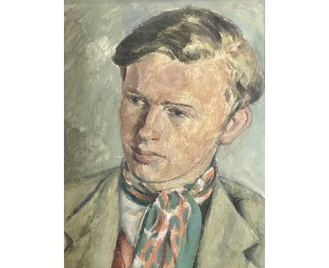 Alec WILES (1924)Portrait of a Young Man#Oil on board31x24cm