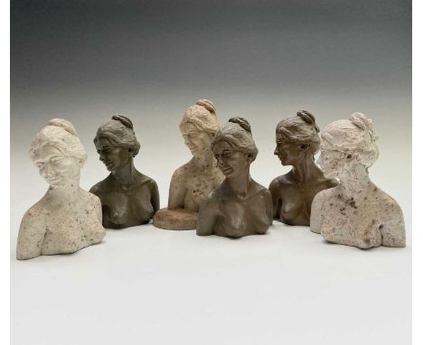 Alec WILES (1924)Female Portrait Six sculptures