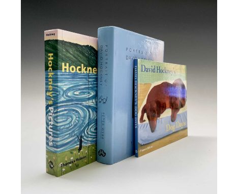 Three David Hockney publications:Portrait of David Hockney, Peter Webb, first edition 1988, hardback, published by Chatto & W