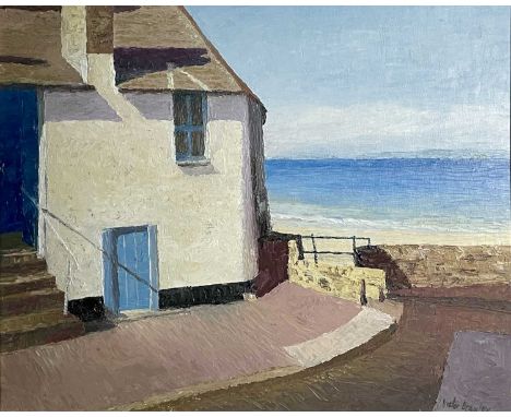 Victor BRAMLEYSt Ives Light (Westcott's Quay)Oil on board Signed Inscribed to verso 40 x 50cm