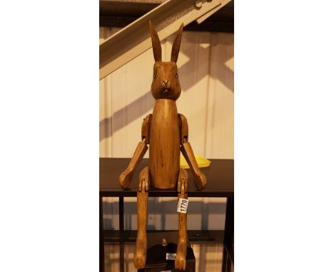 Wooden shelf rabbit H: 70 cm