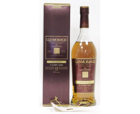 Glenmorangie The Lasanta 12 year old scotch whisky extra matured in sherry casks 70cl 46%vol in original box