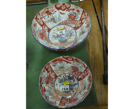 Two Imari bowls.