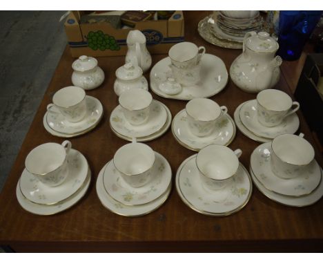 A Royal Doulton "Flirtation" pattern tea service.