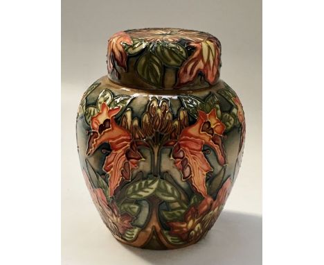 A Moorcroft ginger jar and cover, 16cm high