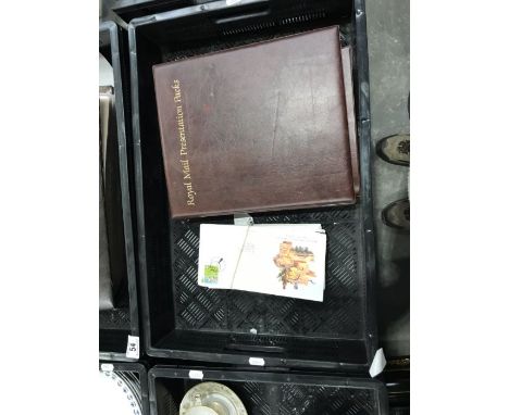 Royal Mail presentation packs, early 1990s, in maroon album (50+), together with various First Day Covers