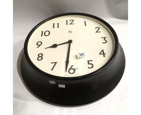 A large Newgate electric wall clock 53cm diameter