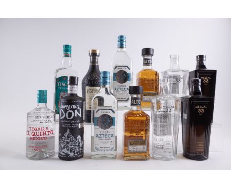 12 BOTTLES TEQUILAJames Busby Fine Wines + Spirits El Quinto; Dangerous Don Distilled With Coffee; Azteca 2 x Blanco; Tiscaz 