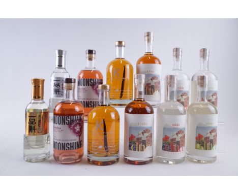 12 BOTTLES MIXED SPIRITSYunan Pinhutang Baijiu Yipinhu Dendrobium Devonianum Paxt Liquor Silver (40cl) and Yipinhu Dendrobium