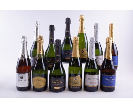 12 BOTTLES BRAZILIAN SPARKLING WINEAminié Moscatel; Baribaldi Moscatel; Vinícola Aliança Moscatel; Salton 2 x Ouro Brut NV, 2