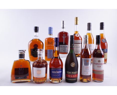 12 BOTTLES COGNACTesco Finest Cellar Master XO and Tesco VSOP; Abecassis VSOP Grand Champagne; Louis Royer VSOP; Rémy Martin 