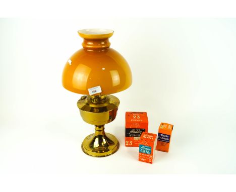 An oil lamp