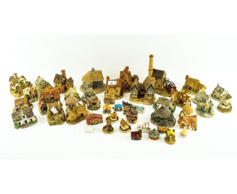 A group of David Winter and other model houses