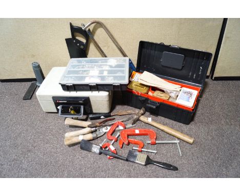 A quantity of tools and a security box