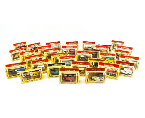 A group of model cars