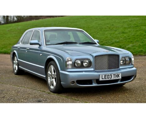 The Arnage T laid claim to the title of world's fastest saloon in 2002, propelling the driver, in total luxury to a top speed