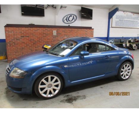 Make &amp; Model: Audi TT Quattro 180BHPDate of Reg: DE53 DMFColour: Bluecc: 1781MoT: 18-05-2022Fuel Type: PETROLMileage: 102
