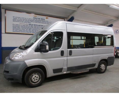 Make &amp; Model: Peugeot Boxer 335 MWBDate of Reg: EU11 MLEColour: Silvercc: 2198MoT: 08-08-2014Fuel Type: DIESELMileage: 70