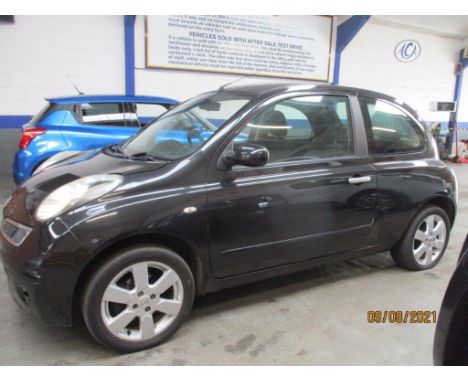 Make &amp; Model: Nissan Micra AcentaDate of Reg: BD09 HSJColour: Blackcc: 1386MoT: 17-10-2021Fuel Type: PETROLMileage: 129kT