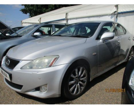 Make &amp; Model: Lexus IS 250 SE-LDate of Reg: MV07 HMFColour: Silvercc: 2499MoT: 27-10-2021Fuel Type: PETROLMileage: 157kTr