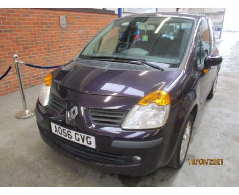 Make &amp; Model: Renault Modus DynamiqueDate of Reg: AO56 GVGColour: Purplecc: 1390MoT: 16-12-2021Fuel Type: PETROLMileage: 