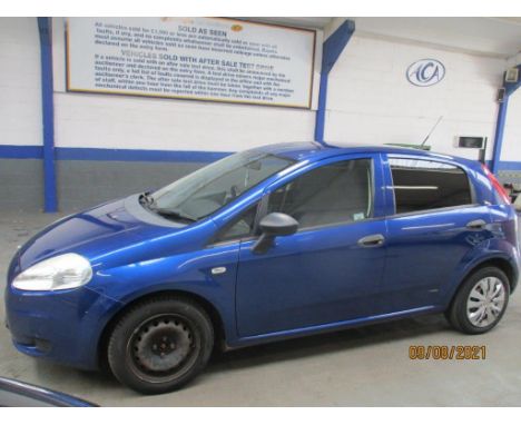 Make &amp; Model: Fiat Punto ActiveDate of Reg: AJ07 VXDColour: Bluecc: 1242MoT: 21-05-2022Fuel Type: PETROLMileage: 116kTran