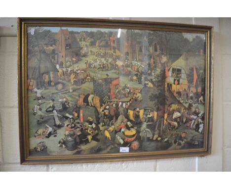 AFTER HIERONYMUS BOSCH, REPRODUCTION PRINT, F/G