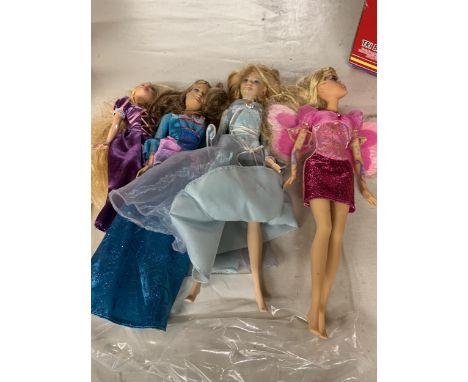 A BAG OF FOUR MATTEL DOLL FIGURES 