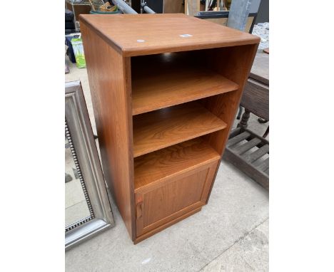 A RETRO TEAK G PLAN STEREO CABINET 19 INCHES WIDE 