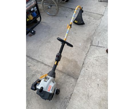 A RYOBI PLT2543Y 25CC PETROL ENGINE GRASS STRIMMER (NO STRIMMER HEAD) 