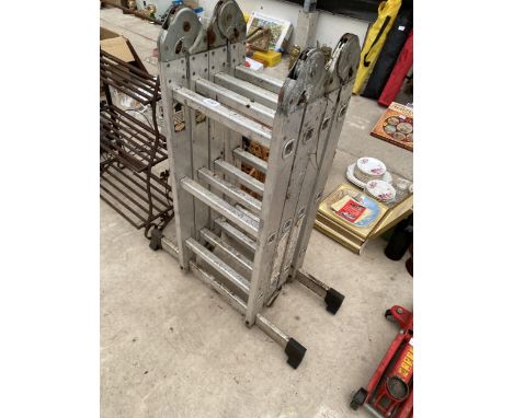 A MULTIFUNCTIONAL FOLDING ALUMINIUM LADDER 