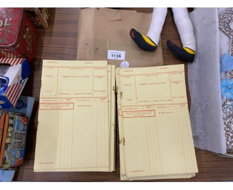 A GROUP OF VINTAGE LOG BOOKS 
