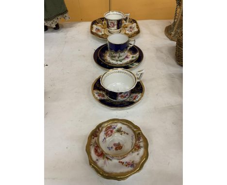 A QUANTITY OF 19TH/EARLY 20TH CENTURY CHINA CUPS, SAUCERS AND PLATES 