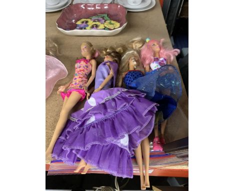 A BAG OF FOUR MATTEL DOLL FIGURES 