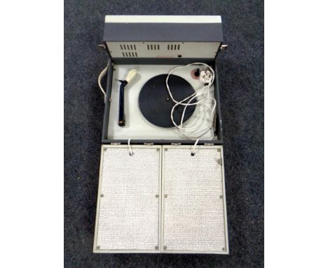 A Cossor stereophonic record player.