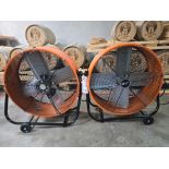 (2) COMMERCIAL ELECTRIC 25"" FANS
