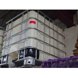 PLASTIC LIQUID STORAGE TOTE APPROX. 400 GALLONS #2
