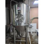 ABS COMMERCIAL15BBL STAINLESS STEEL CONE BOTTOM TANK MFG. 2017