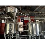 ALPHA BREWING OPERATIONS 30 BARREL 2 VESSEL BREW SYSTEM, GRIST CASE AND OVERSIZED HEAT EXCHANGER