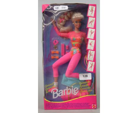 Vintage Gymnast Barbie in original box 