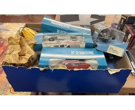 Collection of Scalextric cars in original boxes 