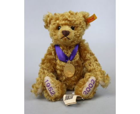 Steiff teddy Golden Jubilee with C.O.A 